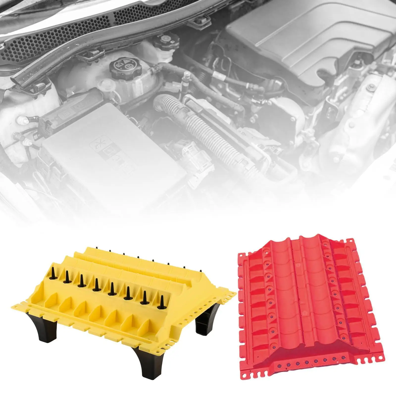 Engine Maintenance Spare Parts Storage Stand Valves Tool Organizer Camshafts