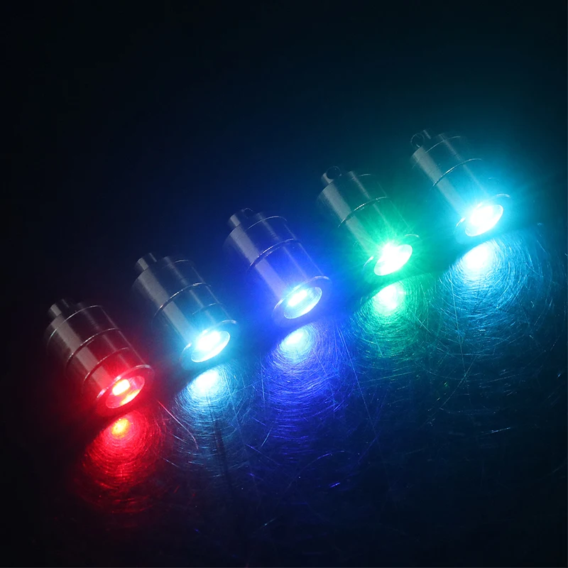 1Pc Keychain Charms Light LED Pendant Making Purse Collar Dog Flashlight Up Handbag Key Ring Safety Mini Emergency Flashlights