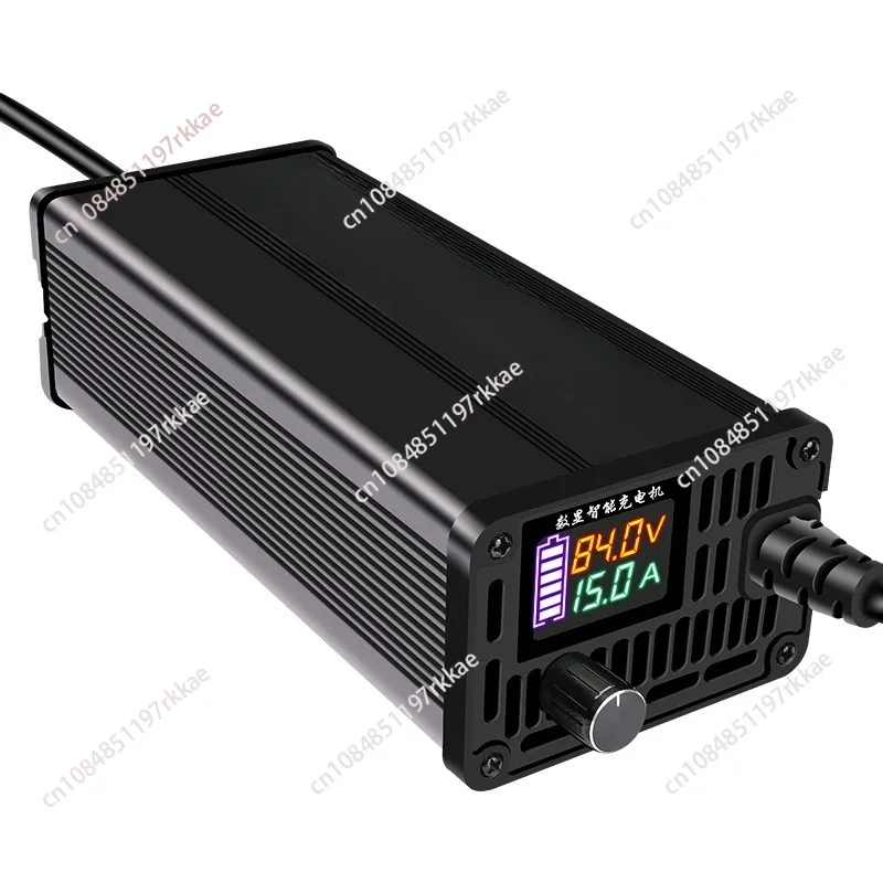 Lithium battery charger 60V48V72V adjustable current aluminum shell 8A10A15A20A fast charging ternary iron lithium special