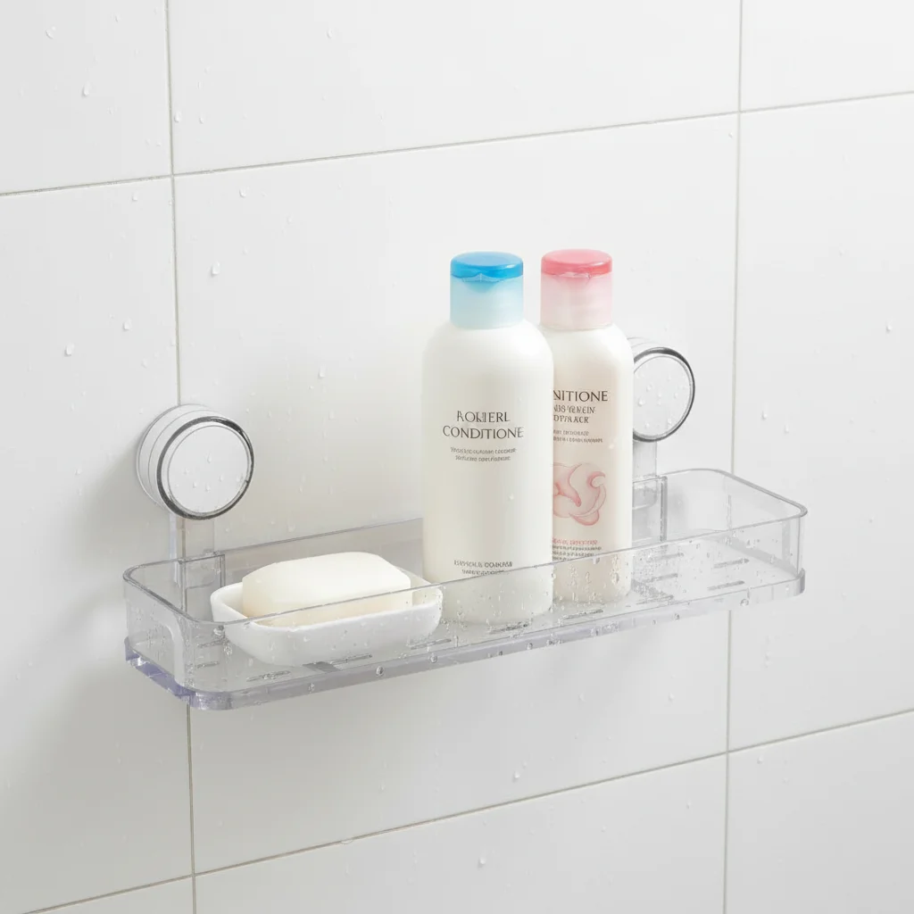 

Стеллаж для хранения в ванной комнате, настенная конструкция на присоске, неперфорированный держатель для туалетных принадлежностей для ванной комнаты, полка для хранения умывальника, дома