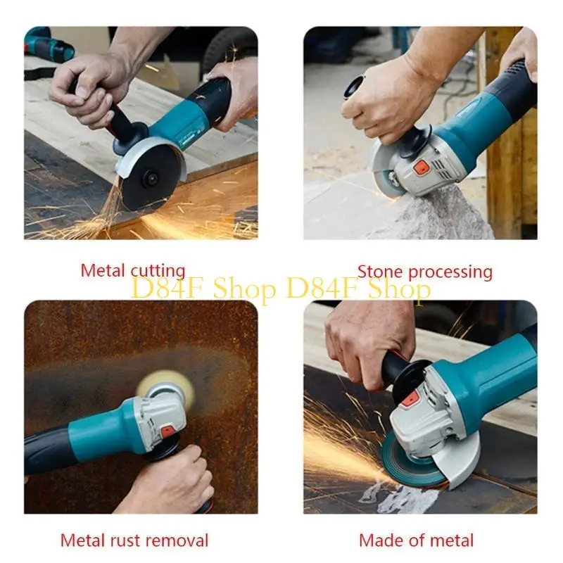 D84F Thread Auxiliary Side Handle 10mm Polishing Machine Handle Grinder Non-slip Shock-absorbing Handle Replacement