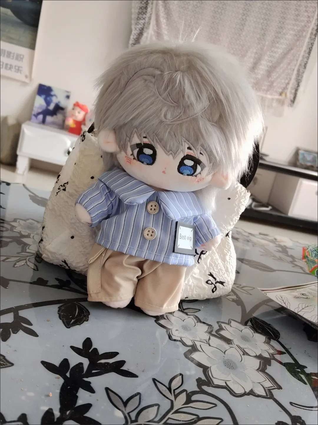 

Love and deepspace Xavier attribute 20cm Naked Dress-up Cotton Doll delicacy High Quality Game Related Products Birthday gift