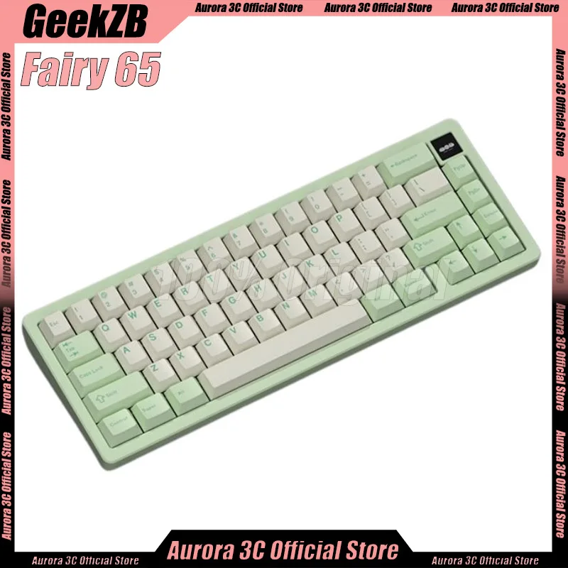 

GeekZB Fairy 65 Mechanical Keyboards Kit 2mode bluetooth Keyboard Kit Gasket Rgb Aluminium Alloy Hot-Swap Custom Game Keyboards