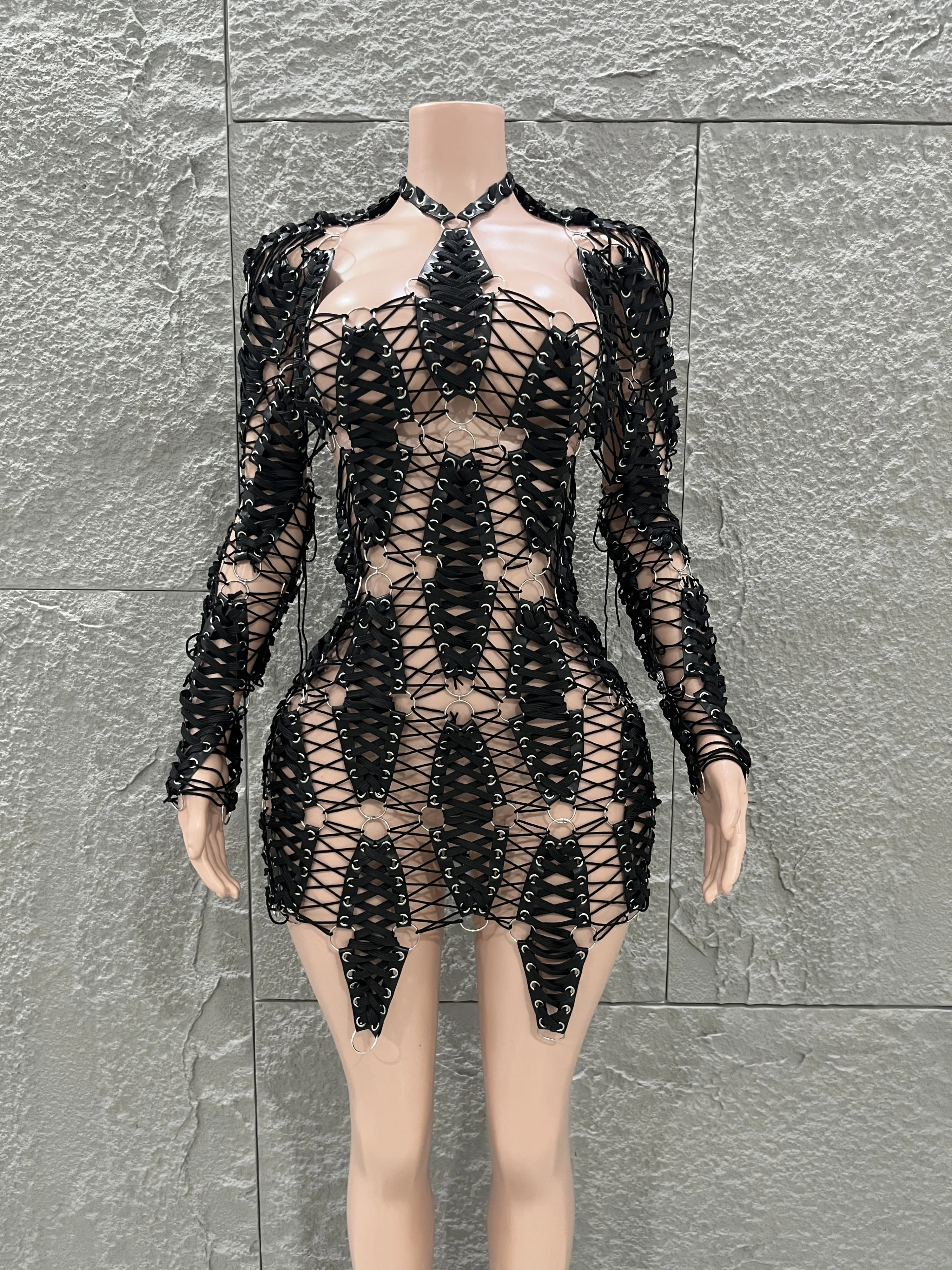edgy bodycon dress Chic Halter Off the Shoulder Backless Knit Mini Women Celebrate Evening Birthday Dress Stage Costume Rent Maids To Measure septembercategorysale2026 Colour:Ivory FA17624Neckline