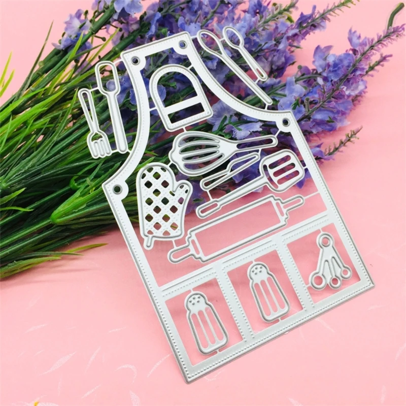 K1MF Kitchenware Embossing Die Cuts Template untuk Album Scrapbooking DIY