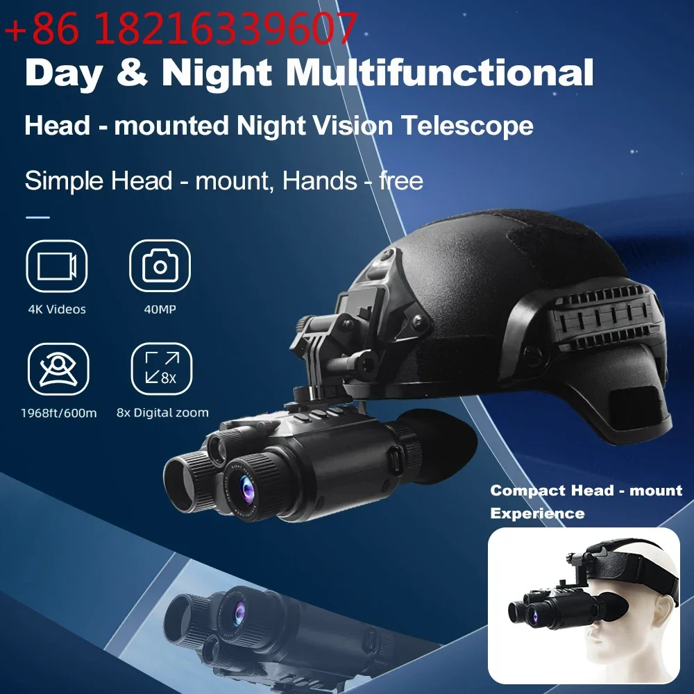 YAO Z9158 Night Vision Goggles Adult Infrared Night Vision Binoculars-Used for Hunting Night Fishing Forest Fire Home Safety