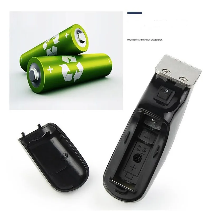 Мини-портативный электрический мужской триммер для бороды, сухая батарея, машинка для стрижки усов, бритва с острым лезвием, мужская бритва для ухода за лицом