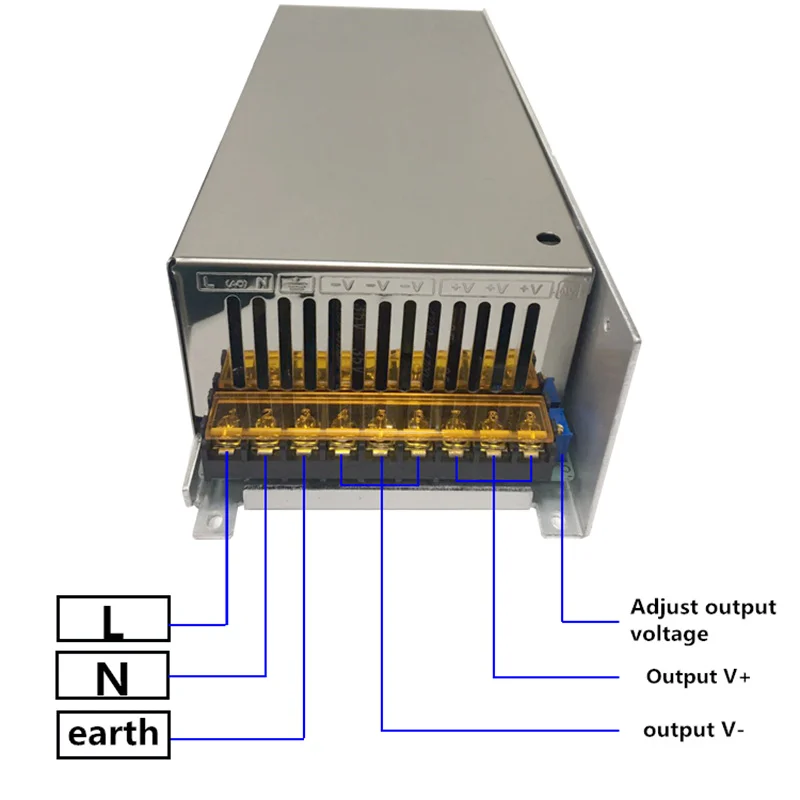 750W 0-80V 9A Switching LED Power Supply AC 190-240V to DC 80V Lighting Transformers Source Adapter SMPS For LED Strips CCTV