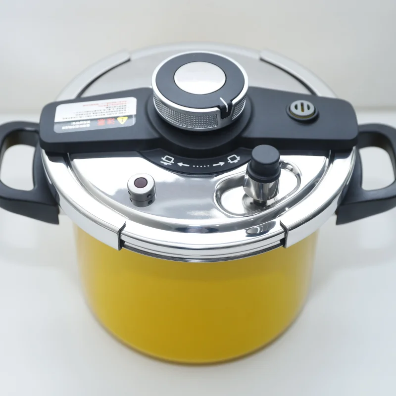 Enamel  multipurpose  stainless steel pressure cooker for induction use made of SUS430