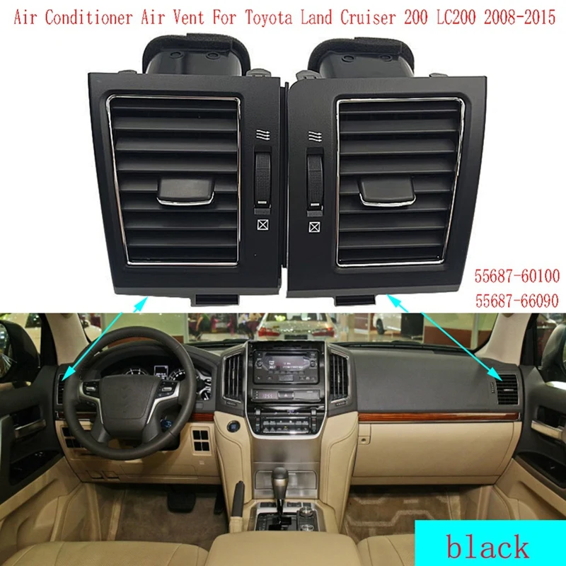 Air Conditioner Air Vent Outlet Conditioning Grill For Toyota Land Cruiser 200 LC200 2008-2015 55687-60100 55687-66090