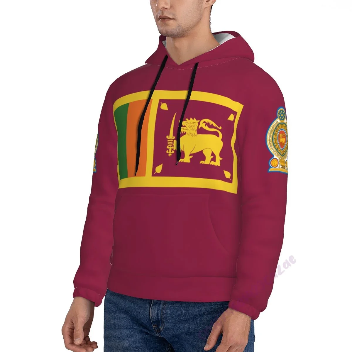 

Custom Name Sri Lanka 3D Country Flag Print Hoodie Men Sweatshirt Women Hip Hop Streetwear Tracksuit Clothing