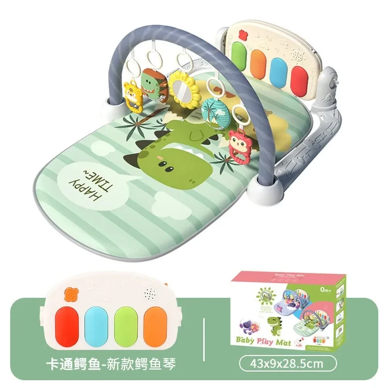 Baby Fitness Frame Floor Mat, Piano recém-nascido Crawling Blanket, Crianças Play Mat, Rack Crawling Blanket, Infantil Play Rug Presentes