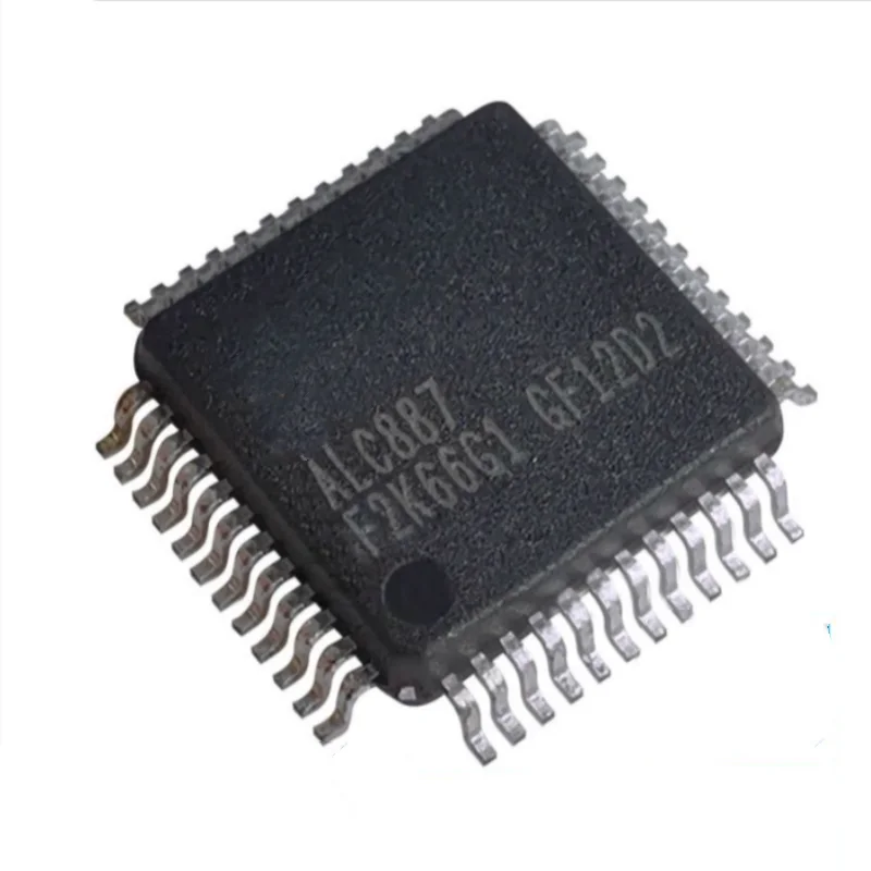 10PCS New ALC887-GR Silk screen ALC887  TQFP48 Microprocessor chip iC
