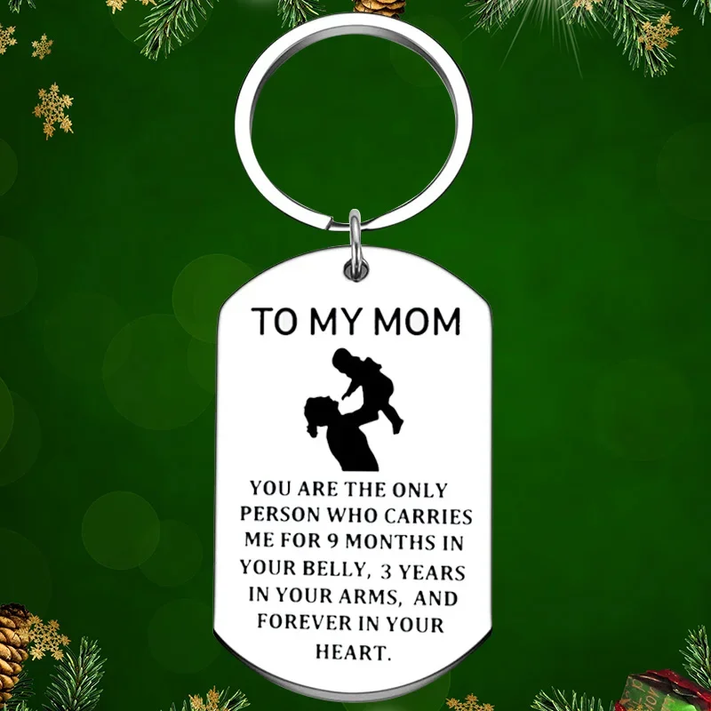 

Mom Gift Keychain Pendant Mum Birthday Key Chains Couple Mother's Day Gift