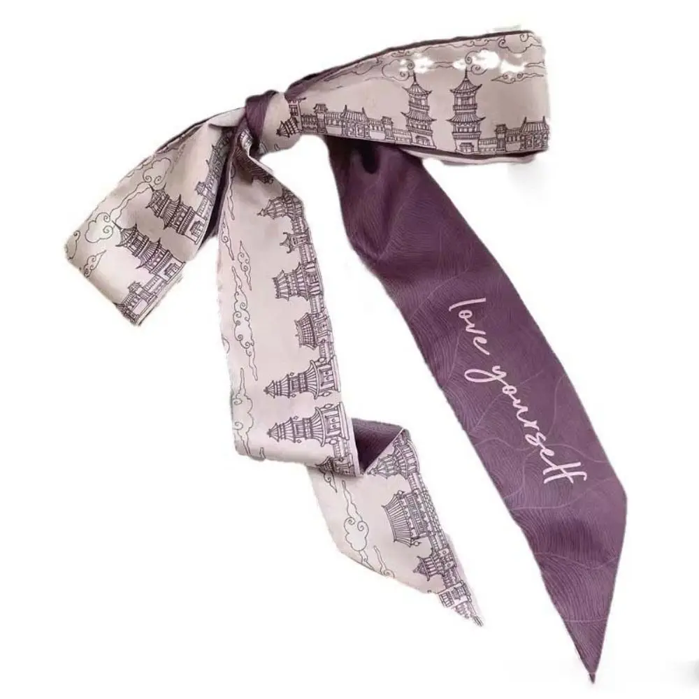 عقال زهور على الطراز الصيني ، شريط ، شعر بربطة عنق فراشة ، لوحة زيتية ، جديدة