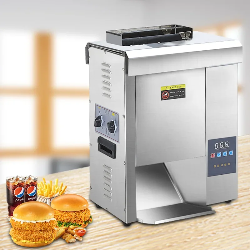 Electric Commercial Hamburger Bun Toaster Conveyor Belt Toaster for Home