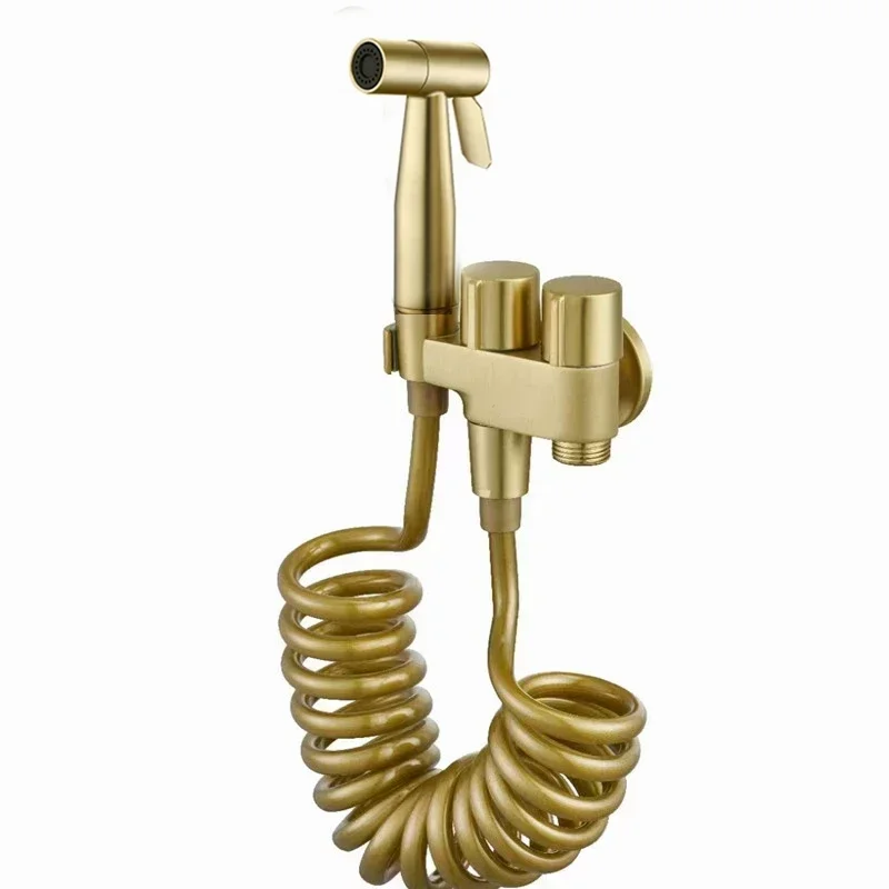 

Handheld Toilet bidet sprayer set Kit Stainless Steel Hand Bidet faucet for Bathroom hand sprayer shower head self cleaning