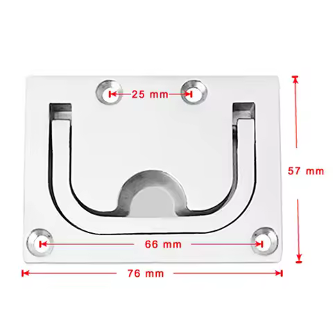 Boat Hatch Pull Deck Cover Handle Lifting Stainless Steel Marine Hardware Locker Ring Floor Buckle Boat Parts