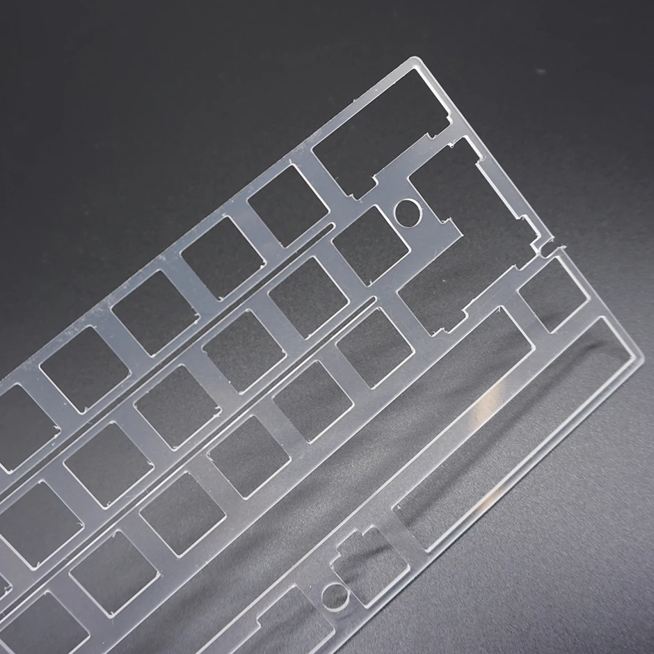 Keebox 60% Layout PC Positioning Plate Polycarbonate Keyboard Plate For GH60 DZ60 PCB Support Split Spacebar