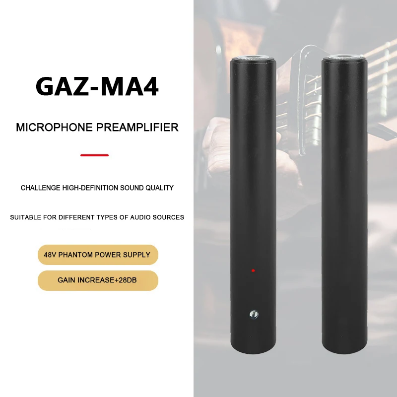GAZ-MA4 6,5 Jack Mikrofon dynamiczny Mikrofon sceniczny Przenośny wzmacniacz z redukcją szumów i czystego wzmocnienia
