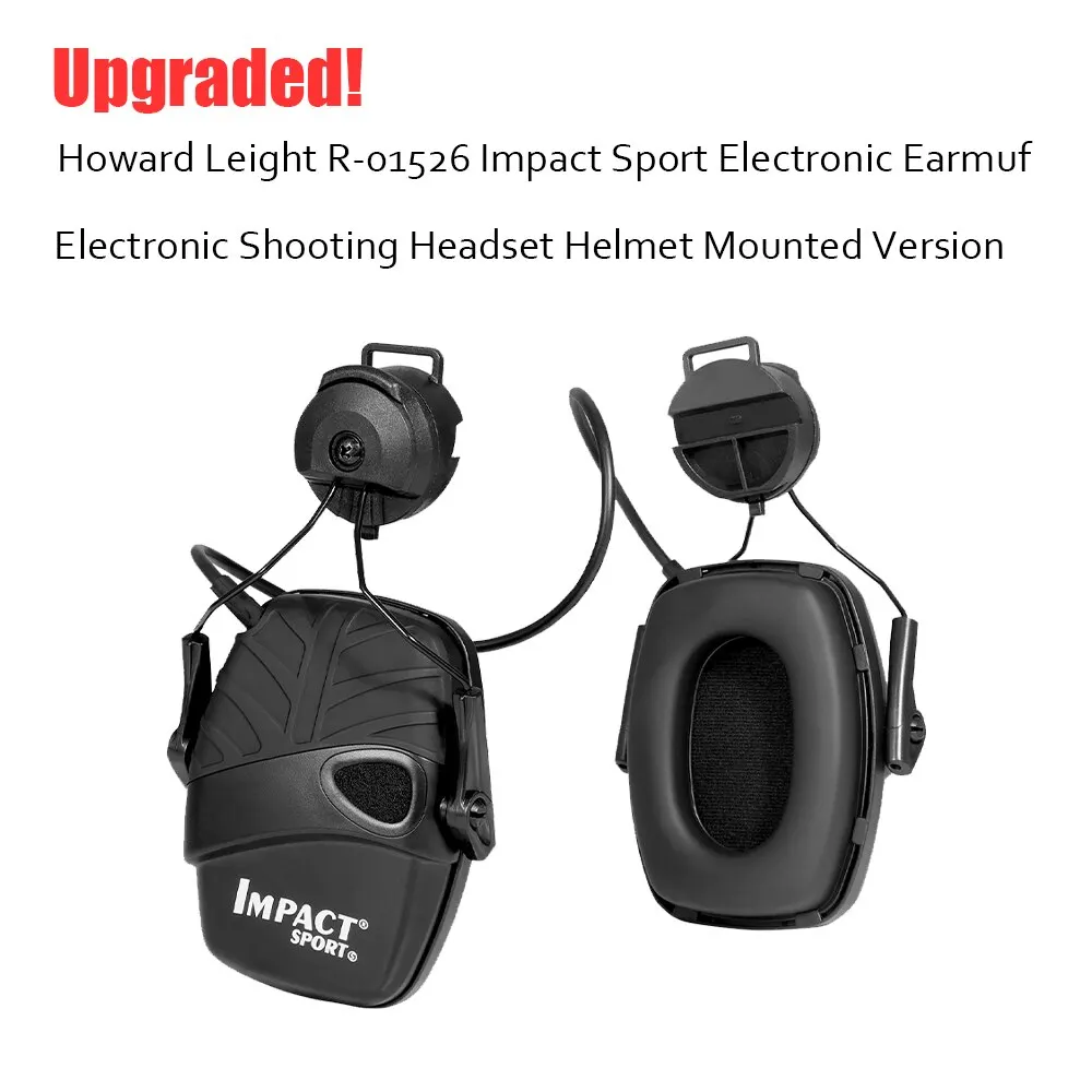 Electronic Shooting Headset Helmet Mounted Version Hunting Pickup and Noise Reduction Tactical Headset Hearing Protection Earmuf