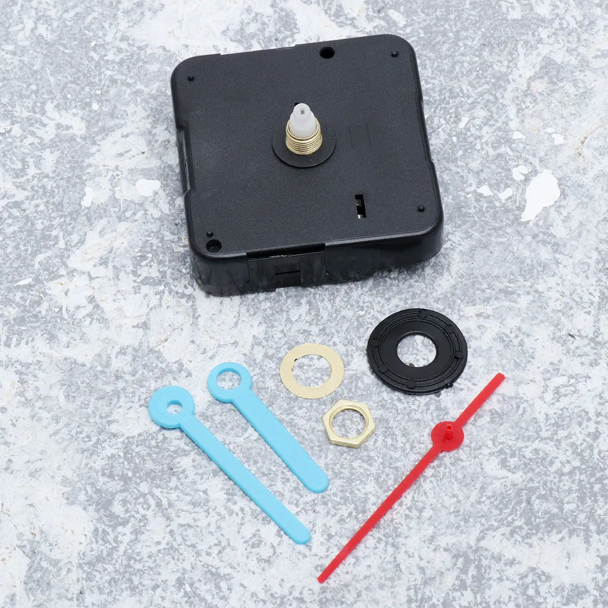 Silent Quartz Clock Movement Kit for DIY Wall, Desk & Cross-Stitch Clocks – Easy Install, Mute Black Mechanism