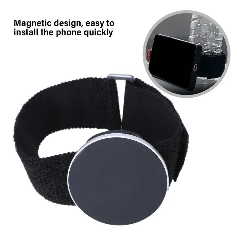 Support magnétique pour Smartphone, support bouteille d'eau avec bracelet réglable