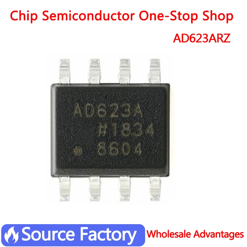 AD623ARZ Package SOIC-8 Conversion 300mV/us Instrumentation Amplifier Original Stock Chip