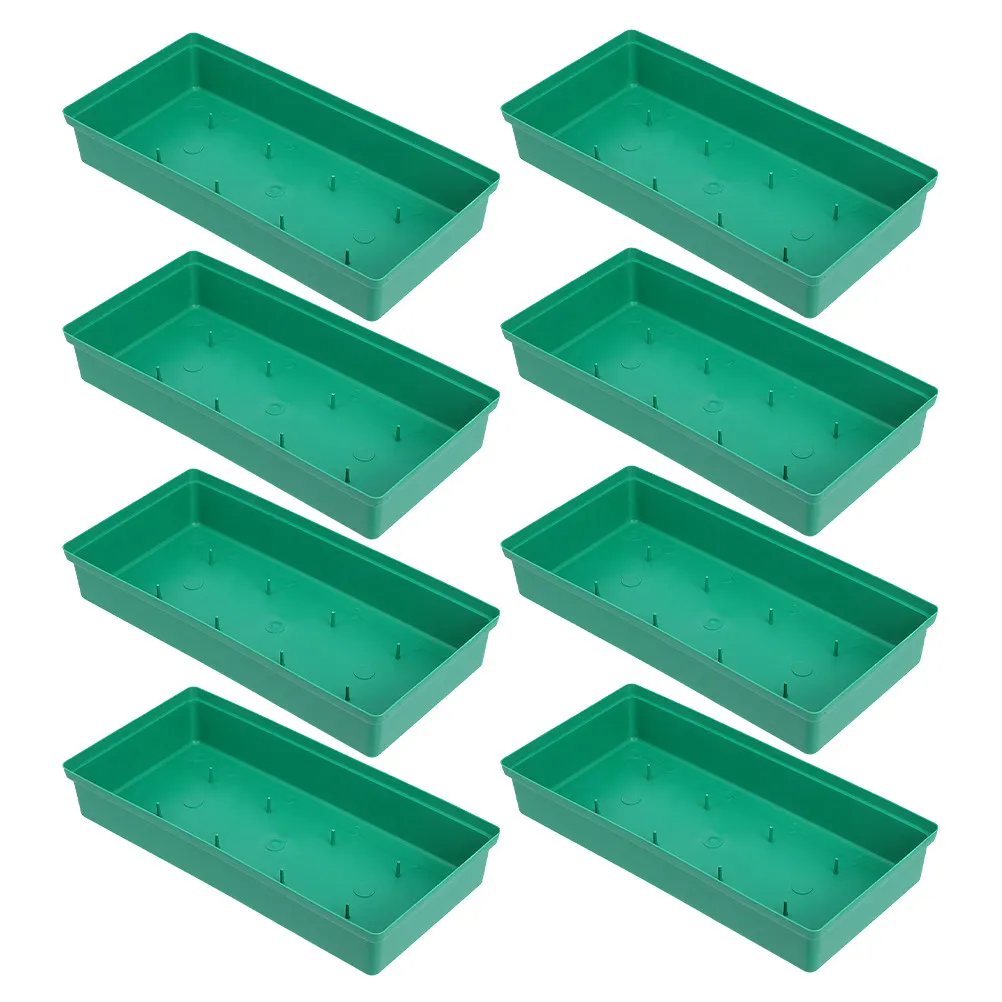 

8Pcs Rectangle Flower Arrangement Tray Versatile Floral Foam Holder for Wedding Holiday Party Decoration DIY Florist Accessories