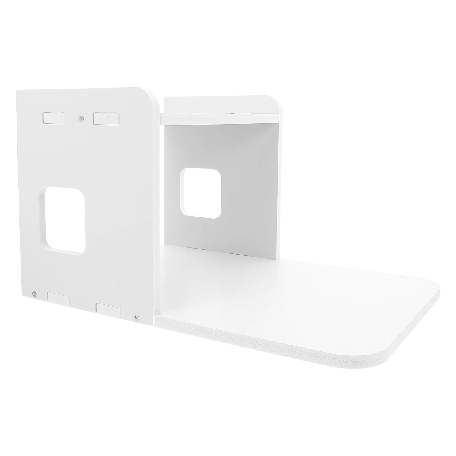 2-Tier Desktop Printer Stand Shelf Heavy Duty Compact Multilayer Sturdy For Office Desk Shipping Label Papers Side Cable Hole