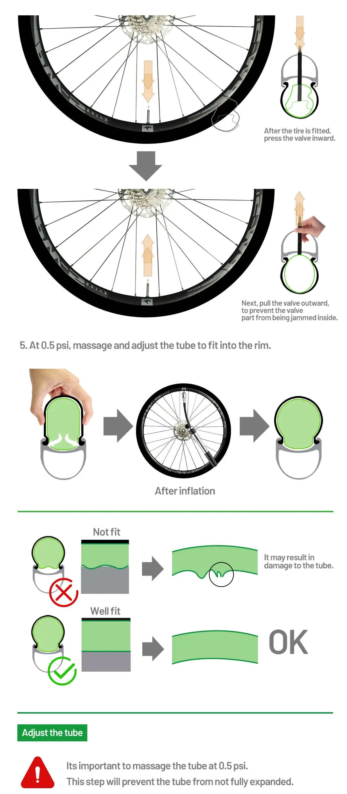 CYCLAMI Ultraleichter 30g Fahrradschlauch aus TPU-Material 700C 18-32 Rennradreifen 45mm 65mm 85mm Länge Französisches Ventil – Detail 12