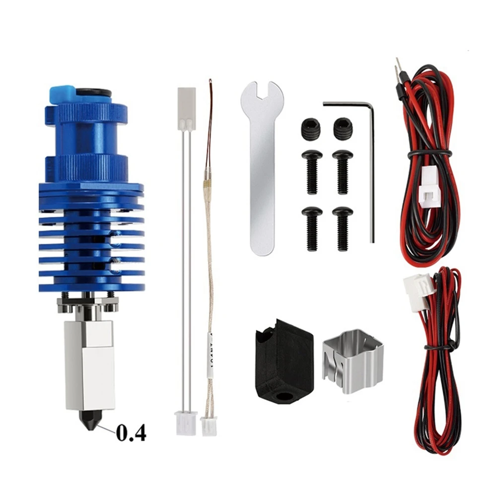 3D Upgrade TZ V6 2.0 HotEnd Extruder Kit 24V 48W for Ender 3 Ender 3 V2 Ender 3 Pro FDM Vorn 2.4 CR10