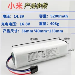 lithium ion battery pack For Xiaomi Mijia m30 s M30 Pro Sweeping Robot m30s M30Pro