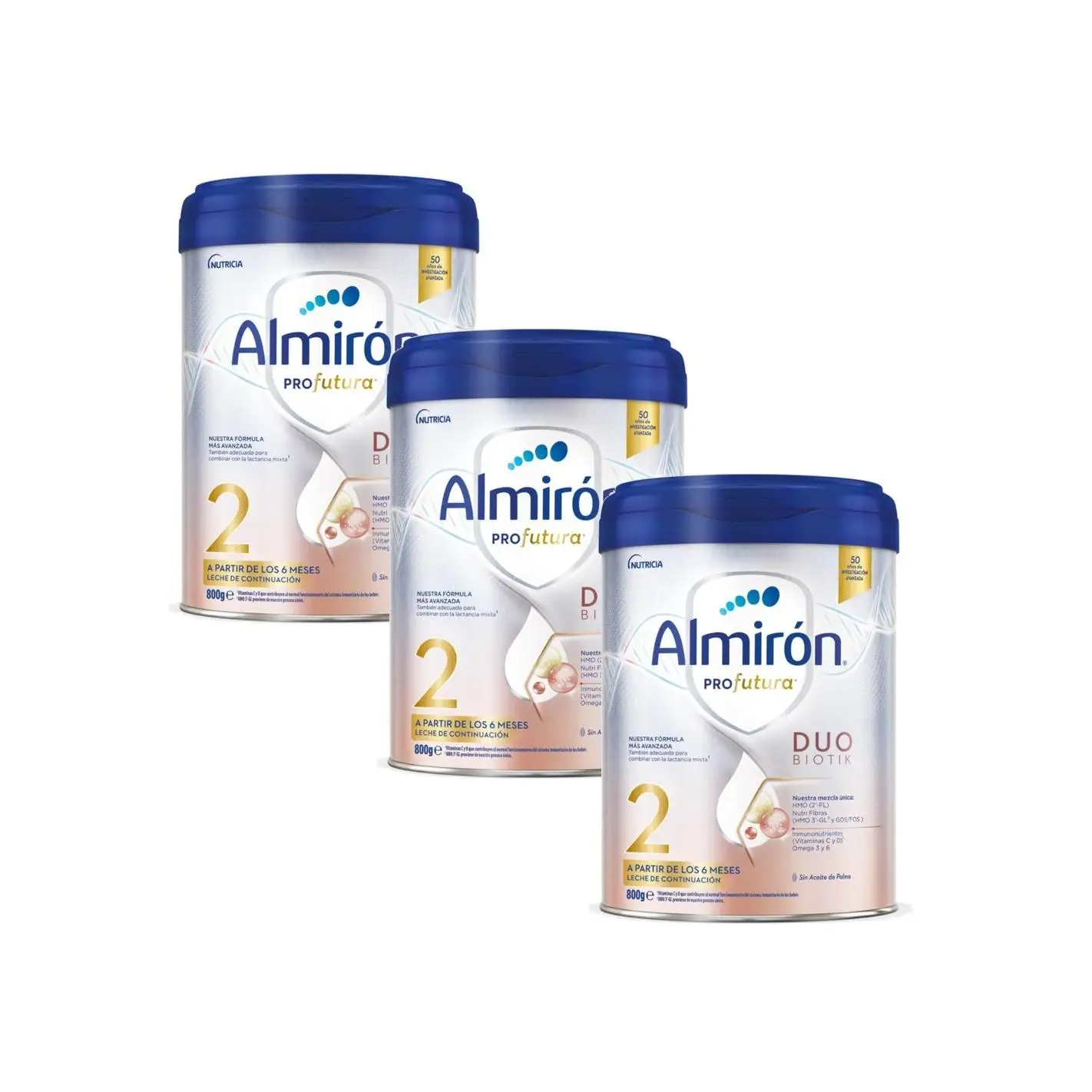ALMIRÓN PROFUTURA 2 PACK 3 X 800 G LECHE DE CONTINUACIÓN DUOBIOTIK