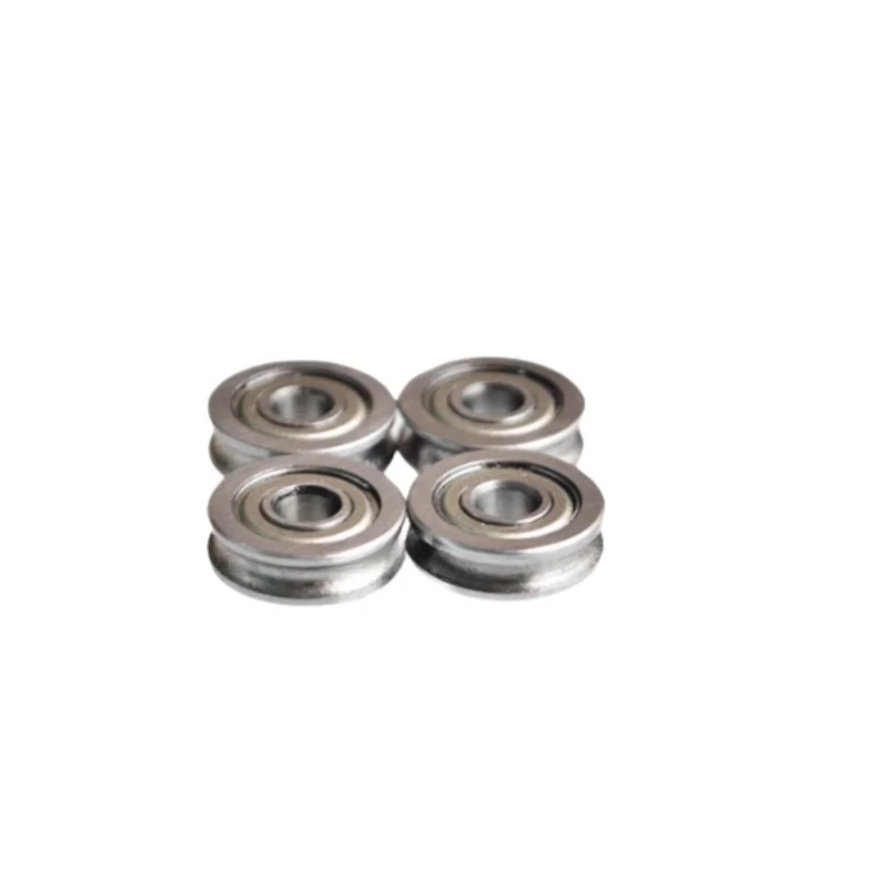 

U604ZZ U-Shaped Groove Guide Wheel Pulley Bearing With U Groove 604U 4*13*4mm 3D Printer Extrusion Machine Parts