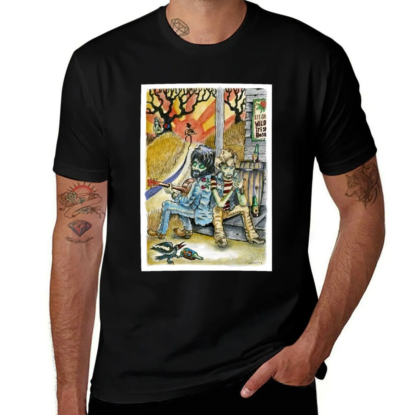 

Jerry and Pigpen T-Shirt Casual Daily Graphic Tee