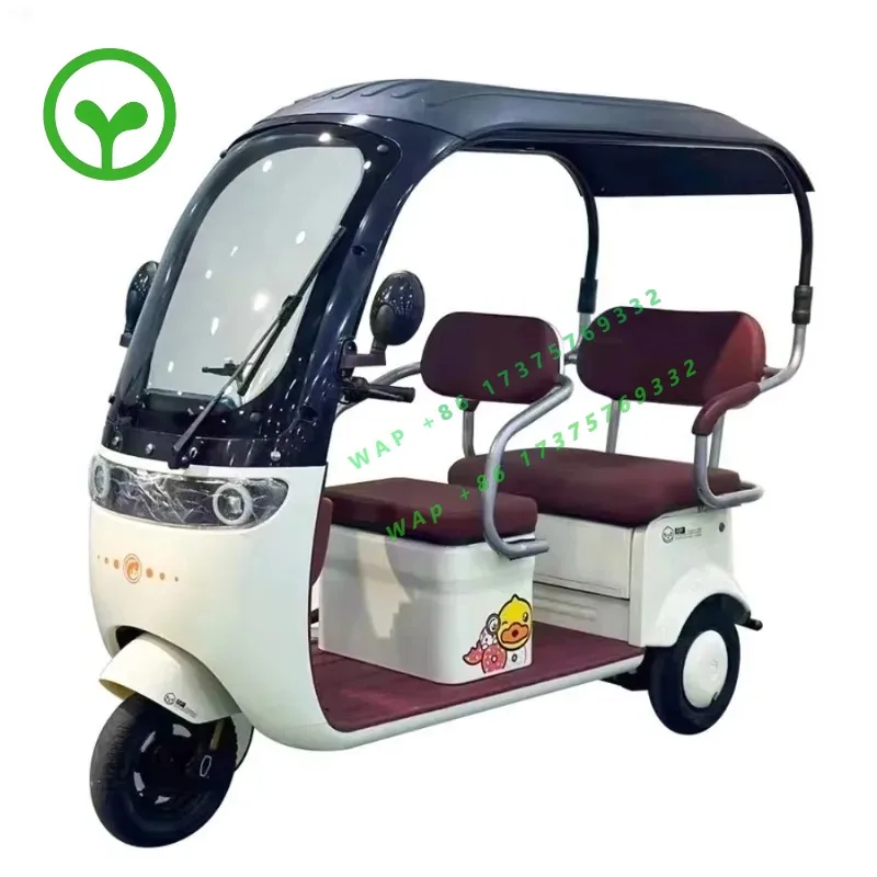 1000W electric tricycle household small scooter three-seat adjustable
