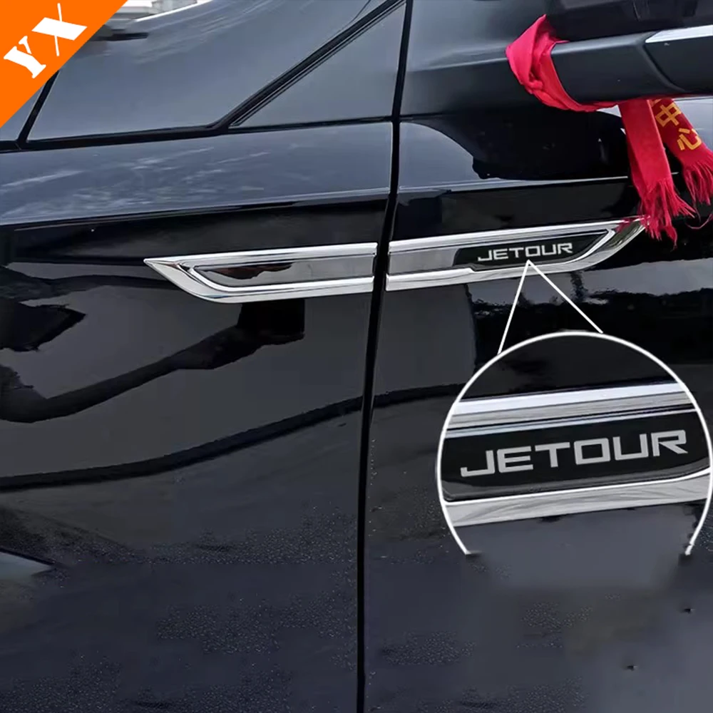 

For Jetour x70 plus 2025 2026 car accessories Car Leaf Panel, Body Decoration Strip, Car Side Sign Sticker