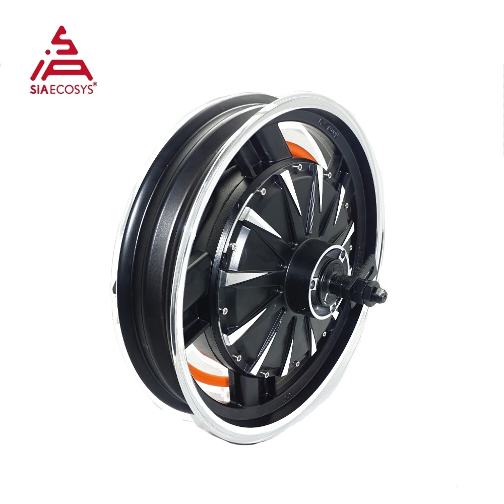QSMOTOR 16X2.75inch 260 V1.4 4000w 50H Electric Motorcycle Brushless DC Wheel Hub Motor