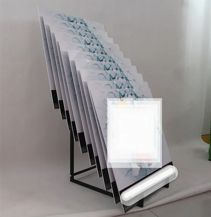 Metal Triangle Sample Tile Display Stand/Tile Booth