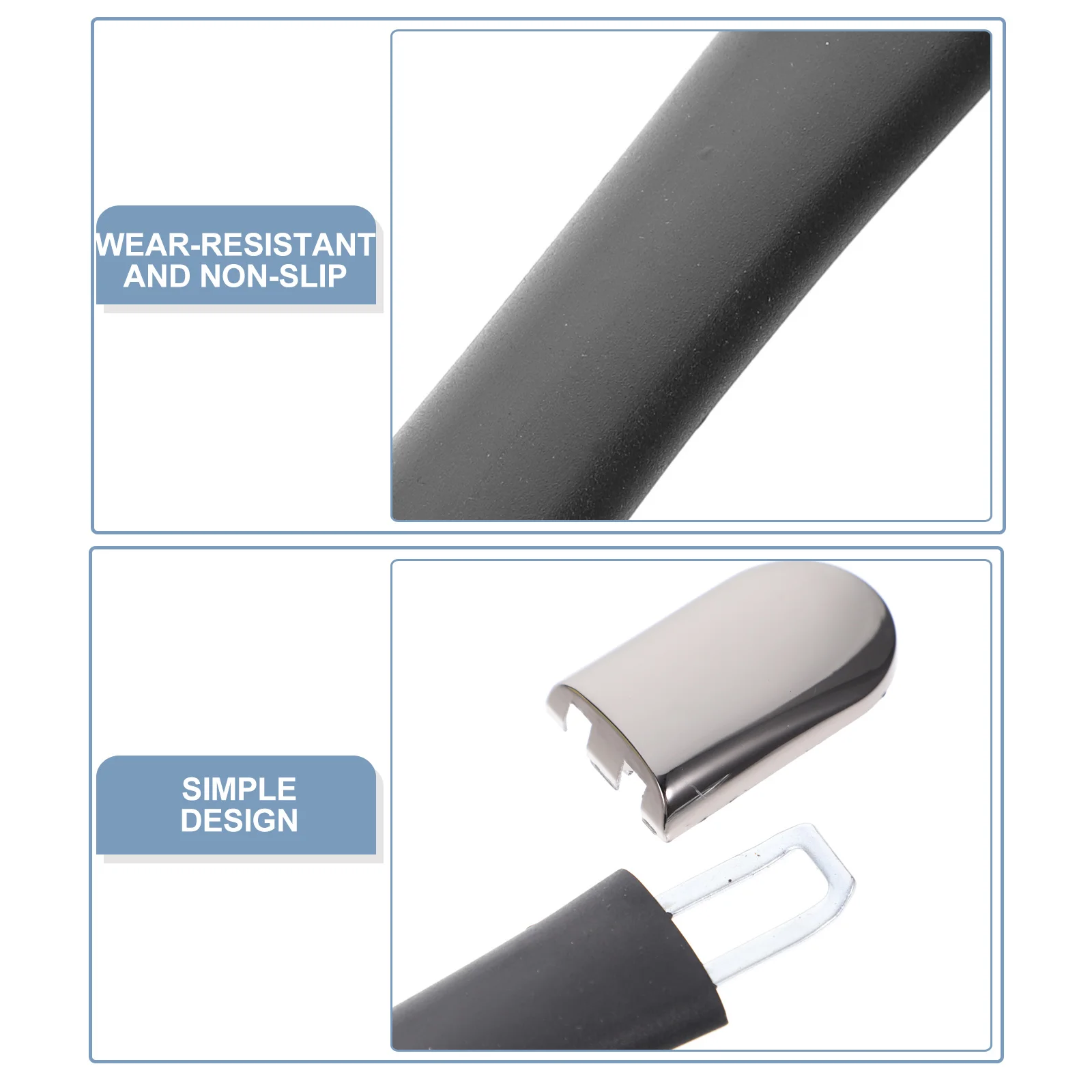 

2Pcs Telescopic Suitcase Handles Strong Plastic Replacement Grips Luggage Grip Handles Travel Case Accessories Parts