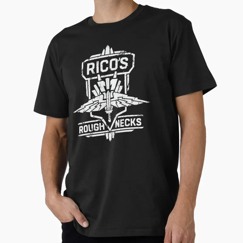 RICO'S ROUGHNECKS 0710 Horror Sic-Fi Alien Gift T shirt Short Sleeve Tee 100% cotton Print Graphic Clothes US size tops S-6XL