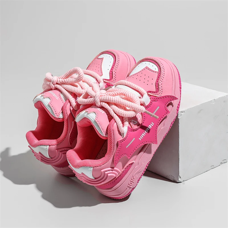 New Children's Board Sneakers Kids Fashion Design Non-slip Casual Shoes for Boys Girls Breathable Sneakers Toddler Outdoor Shoes
