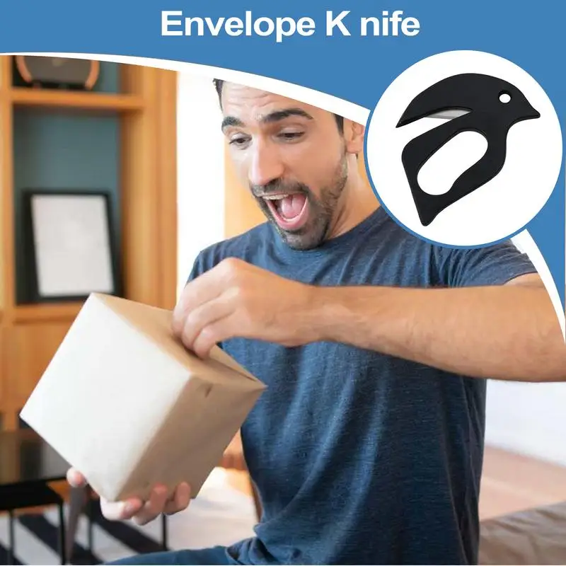 Envelope Cutter Animal Shaped Wrapping Paper Cutter Small Mail Opener Portable Utility Cutter For Women Men Opening Packages