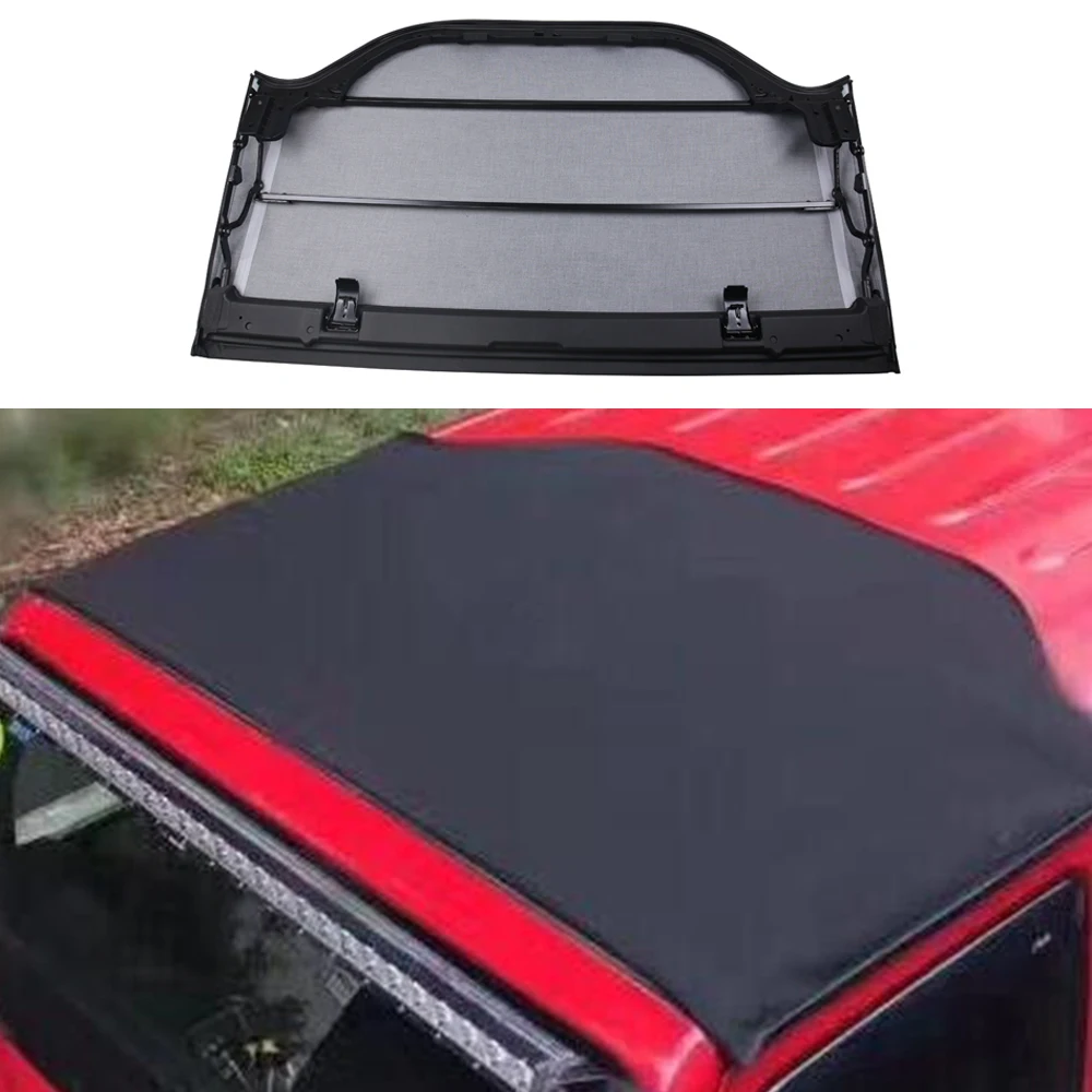 

Lantsun J311 Sun Shade Roof Cover Canvas Ceiling Canvas Heat Insulation Pad for Jeep for Wrangler JK07-17, 1-set