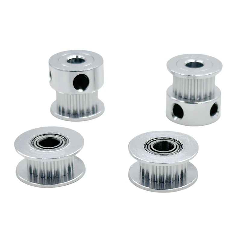 3D Printer Parts 2x GT2 Pulley 20 Teeth Bore 5mm 2meters GT2 6mm Timing Belt 2x Idler 4x Tensioner for 3D Printer Accessorie Kit