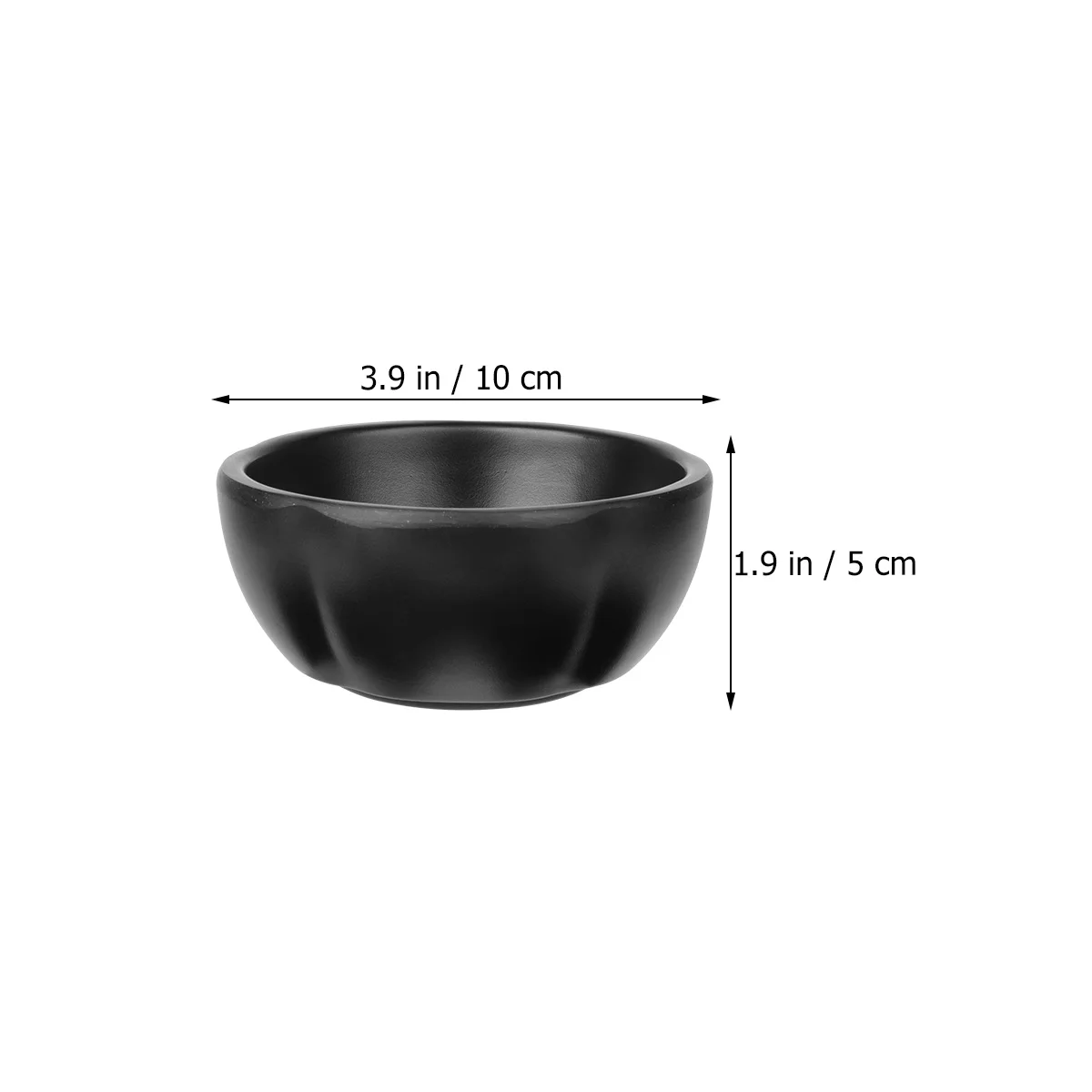 

2Pcs Seasoning Small Bowls Melamine Sauce Dish for Hot Pot Dipping Individual Serving Appetizer Flavor Bowls for Kitchen