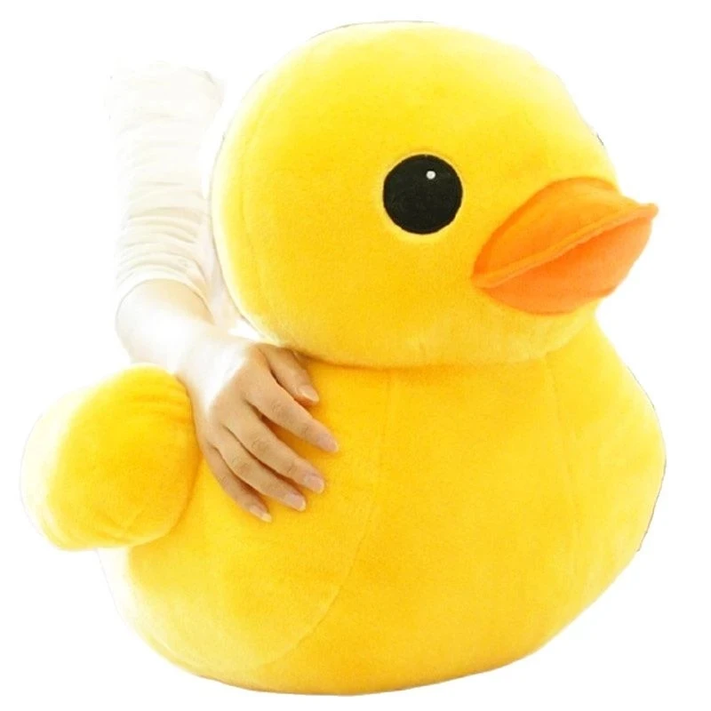 10 pçs 20 cmgigante pato amarelo pelúcia pato animais de pelúcia macio simulado patos boneca crianças presente da menina natal kawaii recheado pato plushie