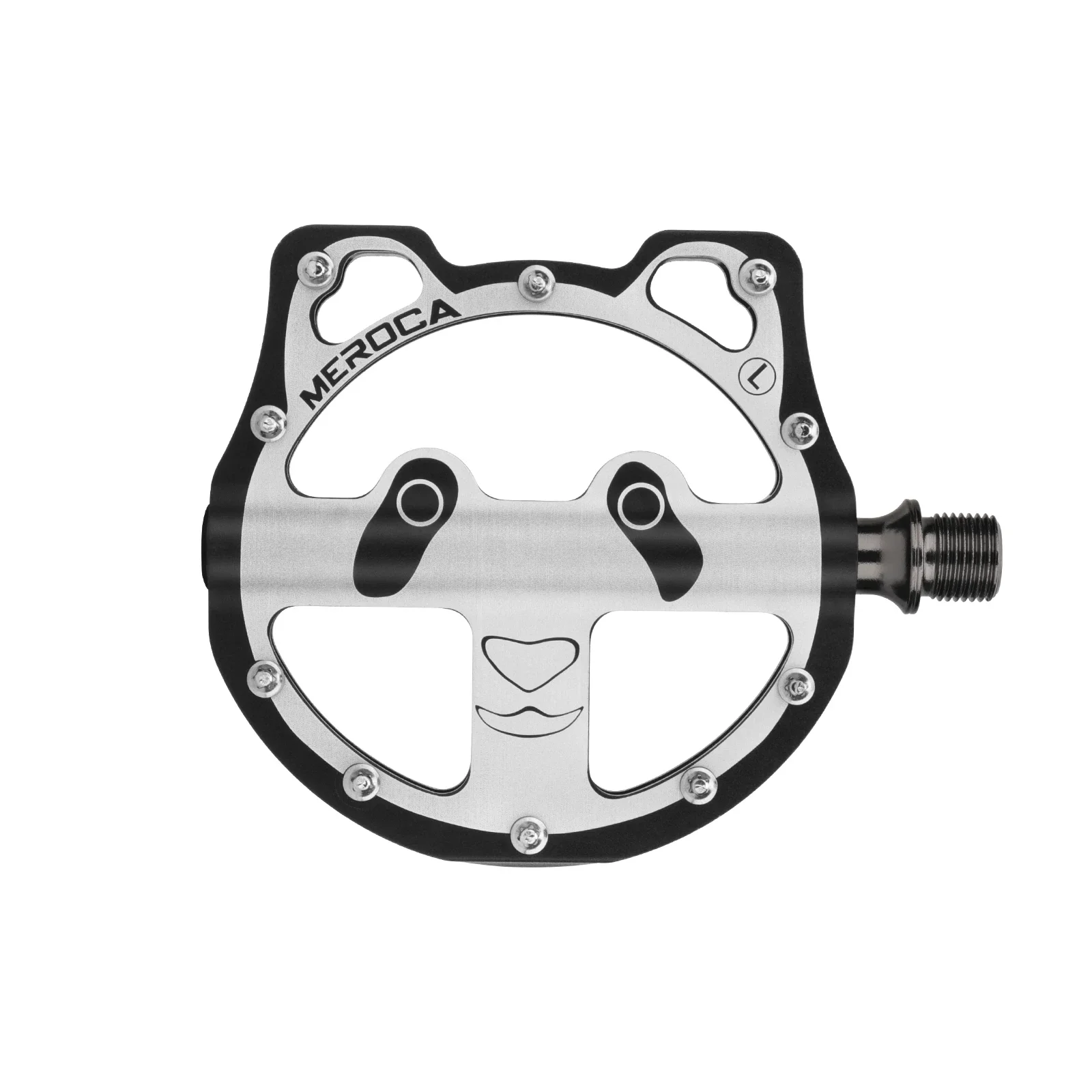 GOLDIX دراجة دواسة الكرتون الباندا شكل 3 تحمل سبائك الألومنيوم للطي دواسة دراجة عدم الانزلاق الجبلية الطريق دراجة دواسة #6