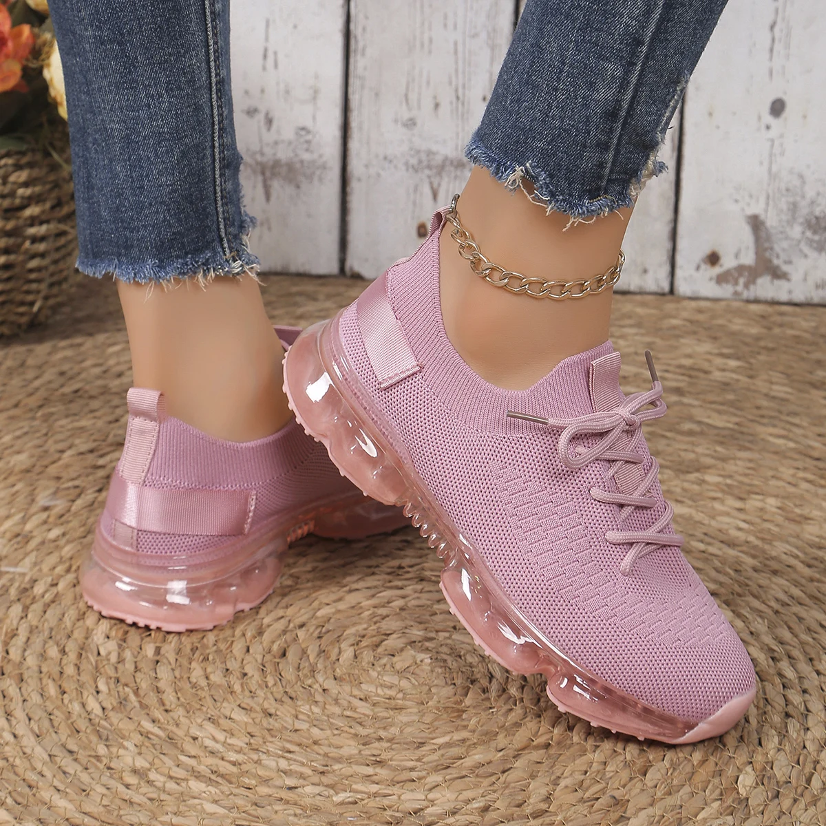 2024 Chunky Sneakers Sports Shoes Korean Women Platform Sneakers Casual Vulcanized Shoes Tennis Female Vintage Designer Footwear